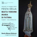 Festa Madonna di Fatima Tetti Valfrè 15 maggio 2022 Parrocchia San Giovanni Battista - Orbassano