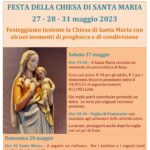Programma Festa Santa Maria 2023 Parrocchia San Giovanni Battista Orbassano