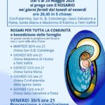 Maggio 2025 Rosario e processione Parrocchia San Giovanni Battista Orbassano